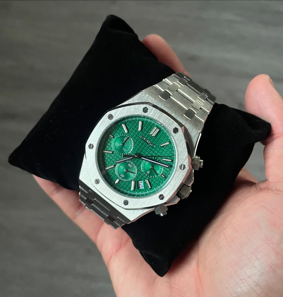 MOR OAK MOD CHRONOGRAPH - GREEN