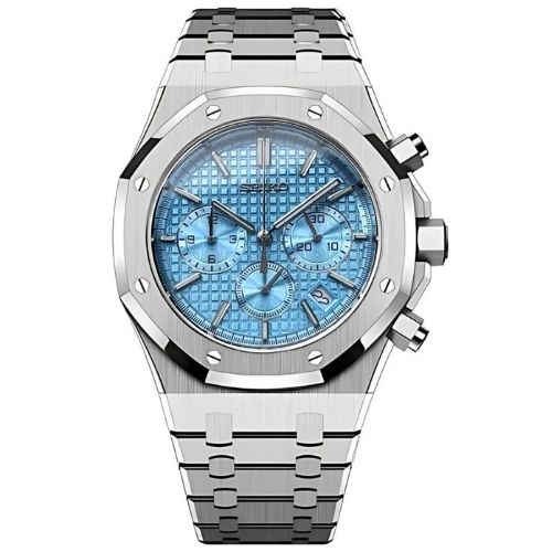 MOR OAK MOD CHRONOGRAPH - ICE BLUE
