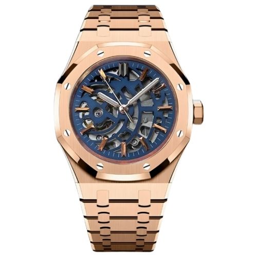 MOR OAK MOD - SKELETON ROSE - BLUE