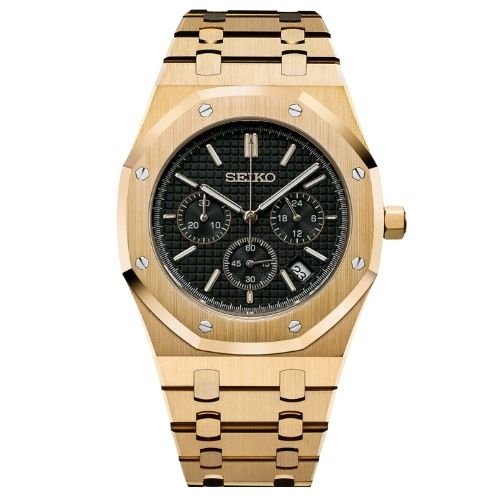 MOR OAK MOD CHRONOGRAPH - BLACK ROSE