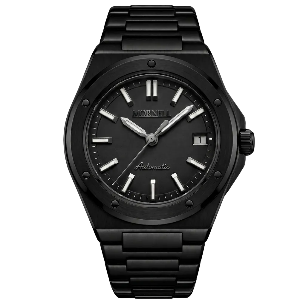 MORNELL CARENTIS Silver Steel Black