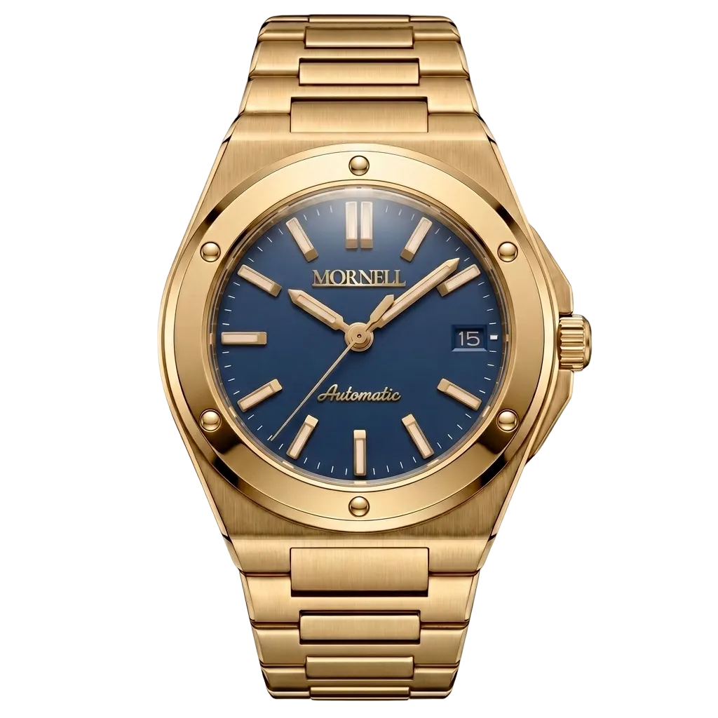 MORNELL CARENTIS Gold Steel Blue
