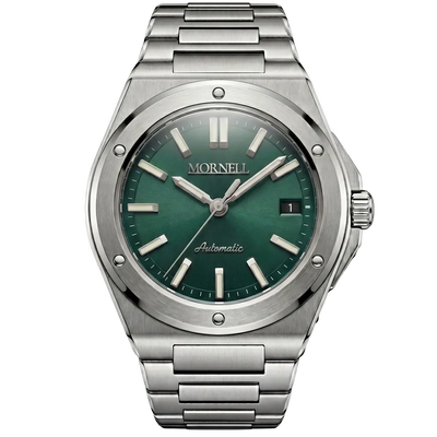 CARENTIS Silver Steel Green