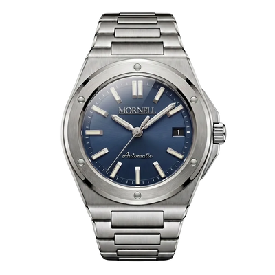CARENTIS Silver Steel Blue