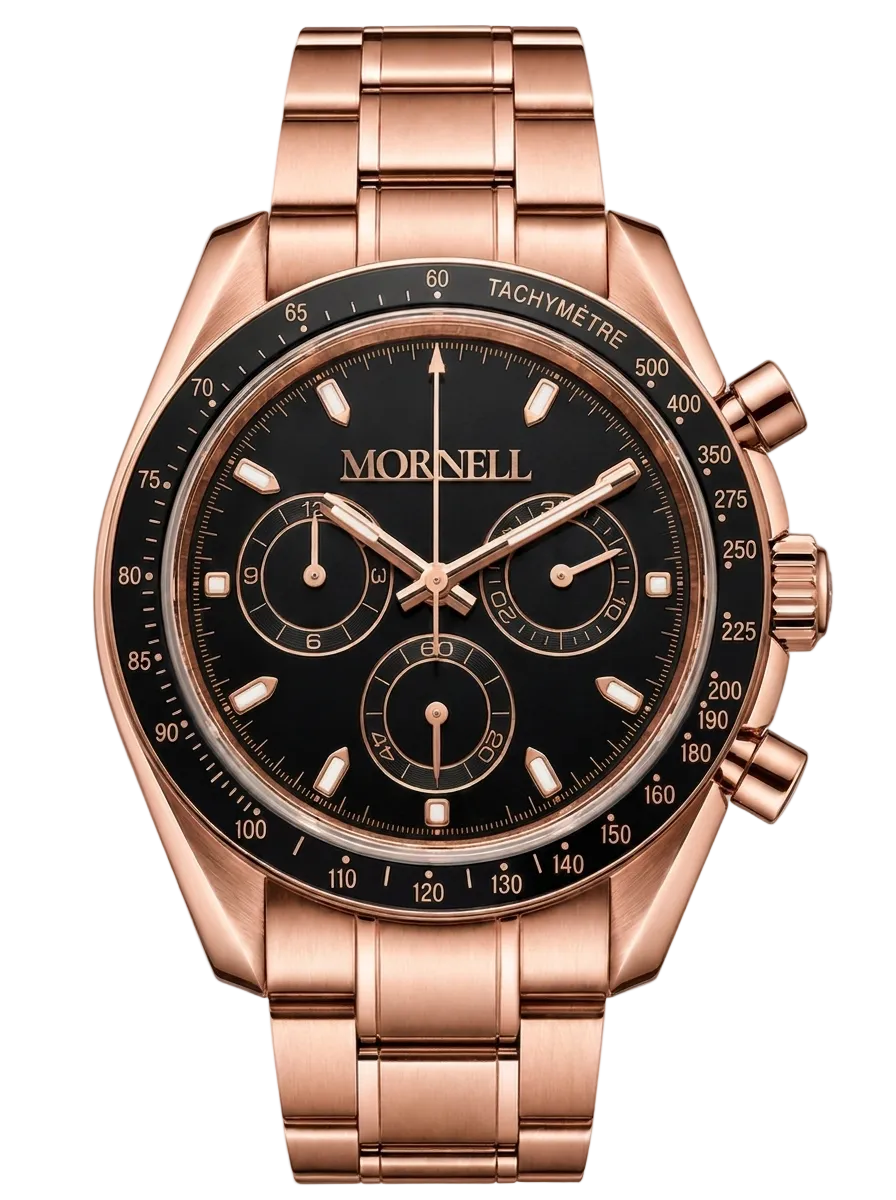 MORNELL CHRONO Rose Steel Black
