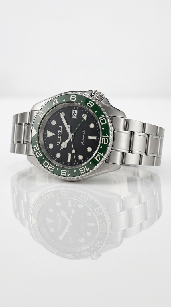 MORNELL PRESTIGE Silver Steel Green