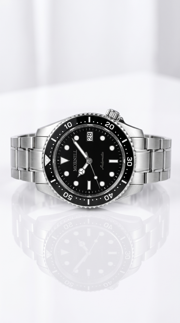 MORNELL PELAGUS Silver Steel Diver