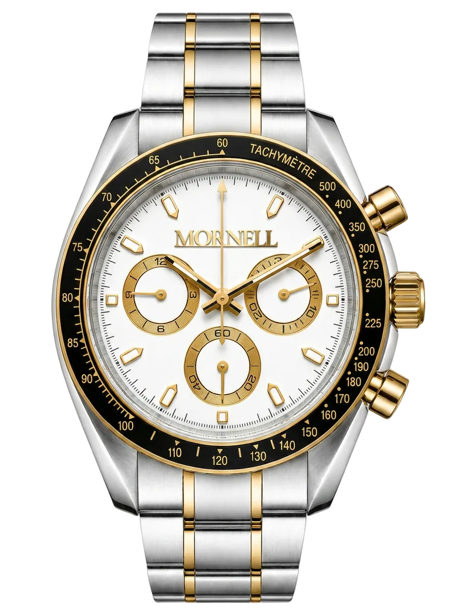 MORNELL CHRONO Two Tone Steel White
