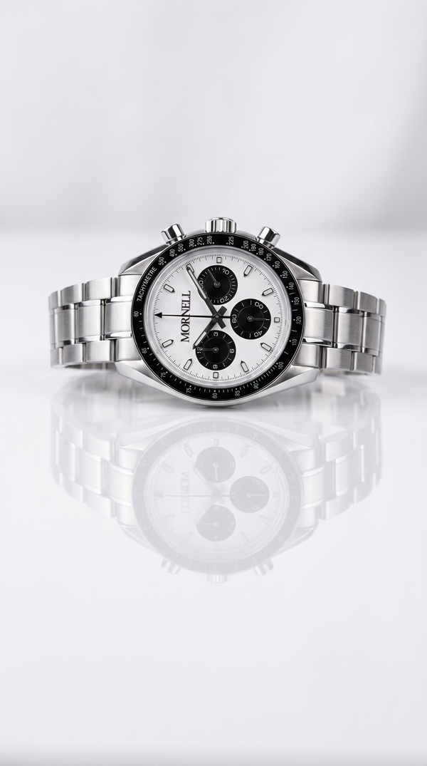 MORNELL CHRONO Silver Steel White