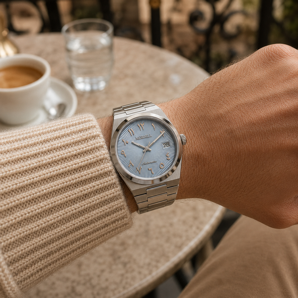 CLASSIC Silver Steel Arabic Ice
