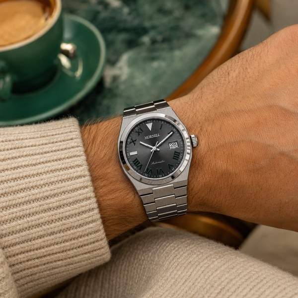 CLASSIC Silver Steel Roman Grey