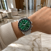 CHRONO Silver Steel Irish Green