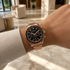 CHRONO Rose Steel Black