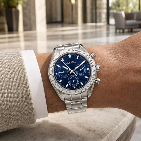 CHRONO Silver Steel Ocean