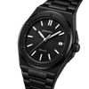 CARENTIS Silver Steel All Black