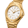 CARENTIS Gold Steel White