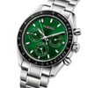 CHRONO Silver Steel Irish Green