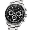 CHRONO Silver Steel Black