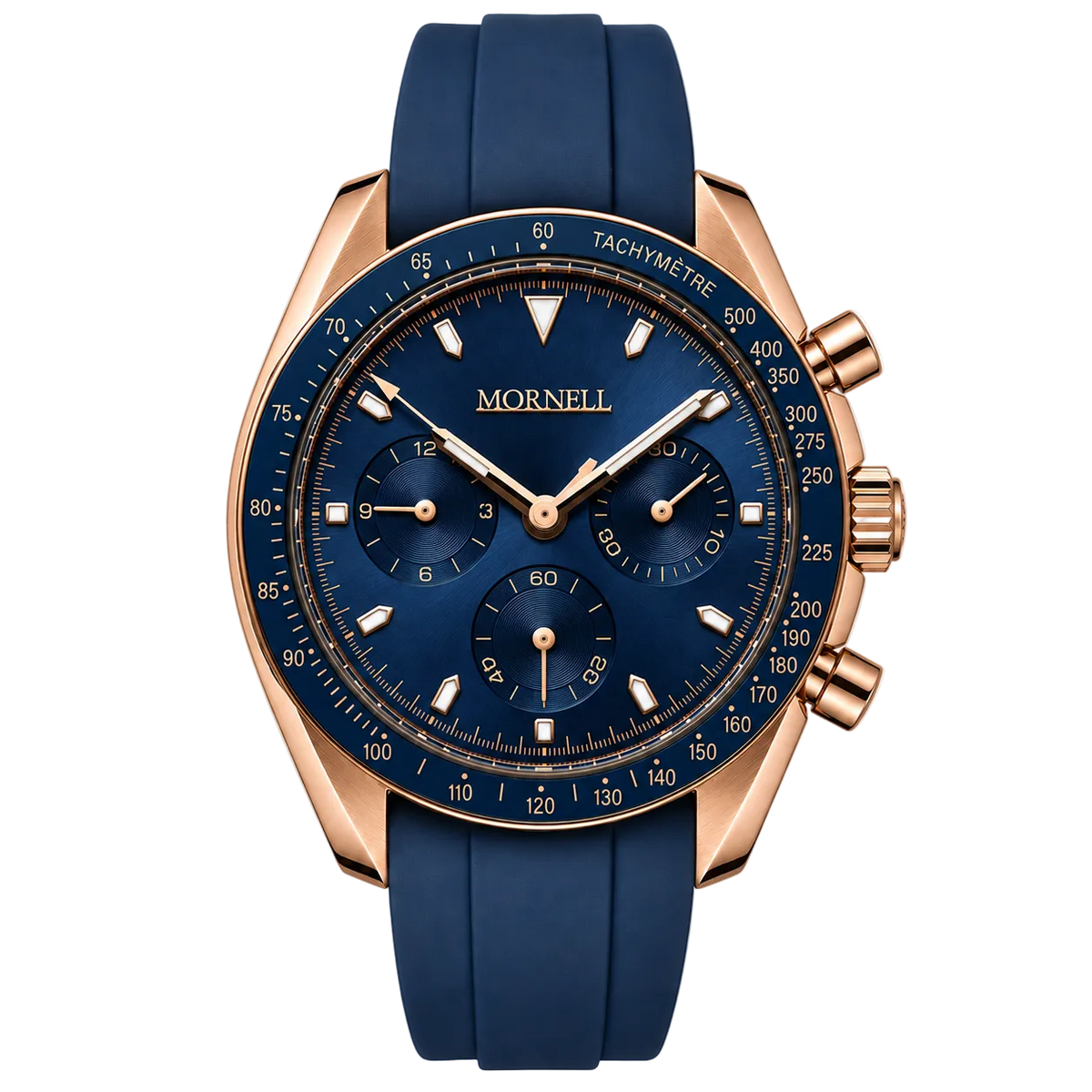 CHRONO Rose Steel Ocean Blue