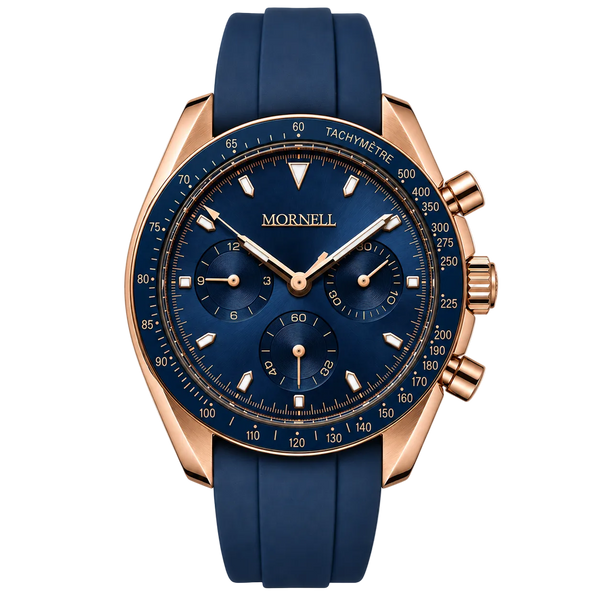 CHRONO Rose Steel Ocean Blue