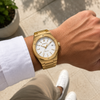 CARENTIS Gold Steel White