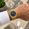 CARENTIS Gold Steel Blue
