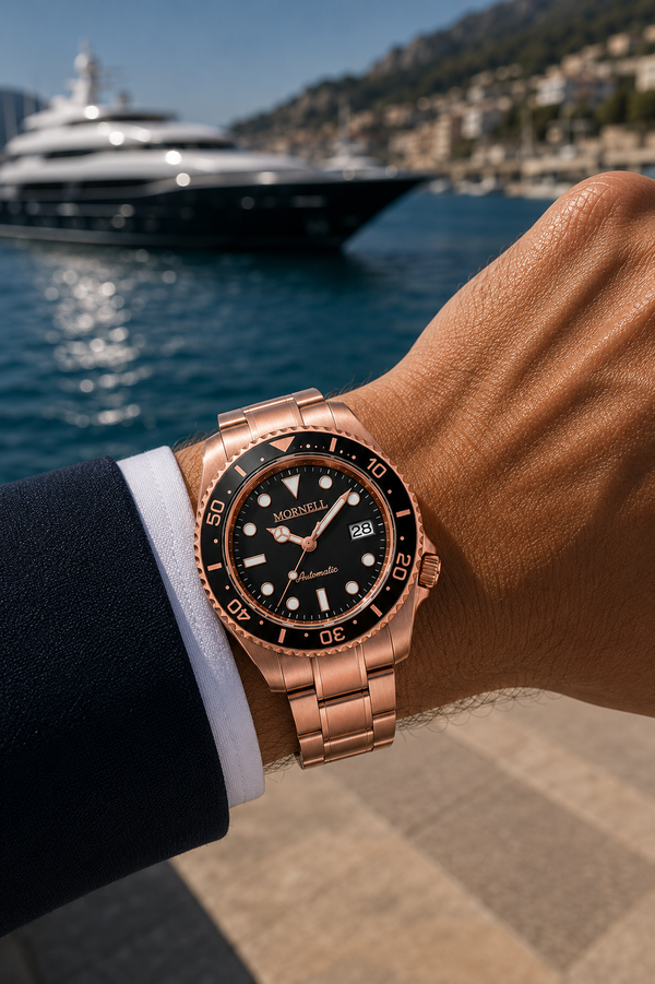 PELAGUS Rose Steel Black