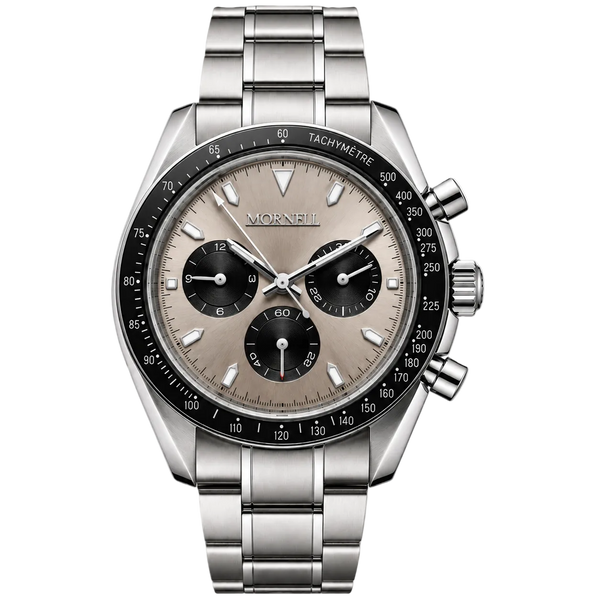 CHRONO Silver Steel Champagne