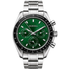 CHRONO Silver Steel Irish Green