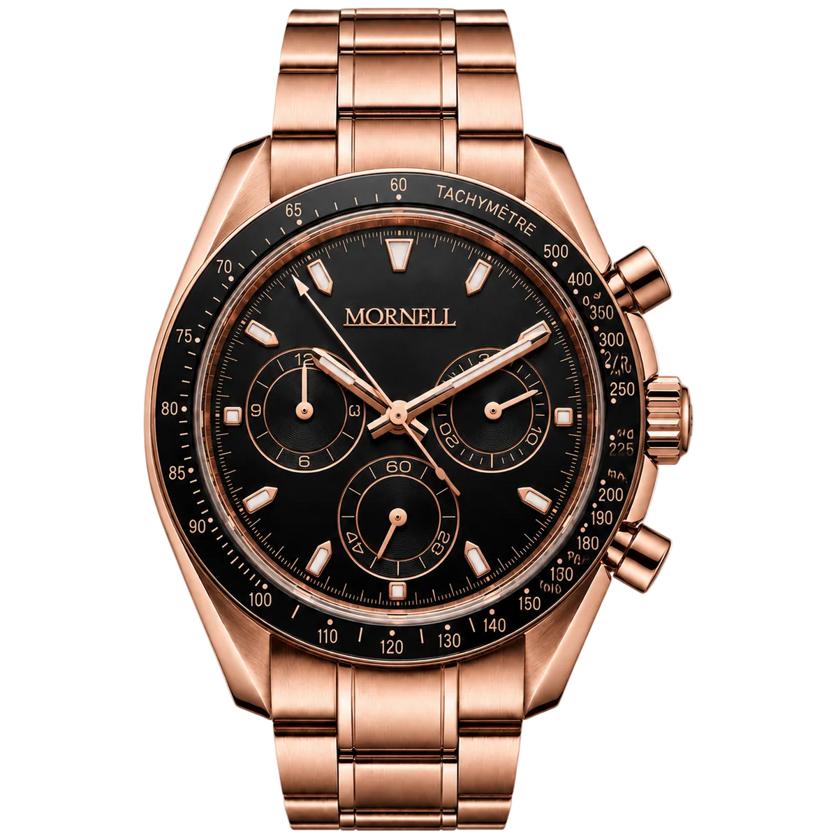CHRONO Rose Steel Black