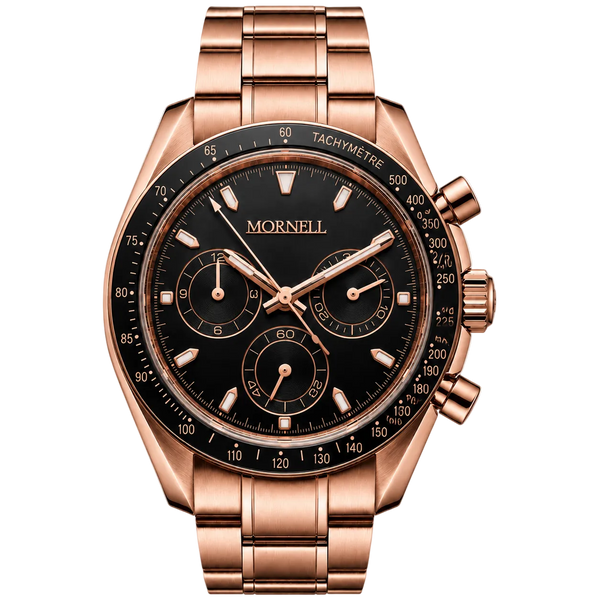 CHRONO Rose Steel Black