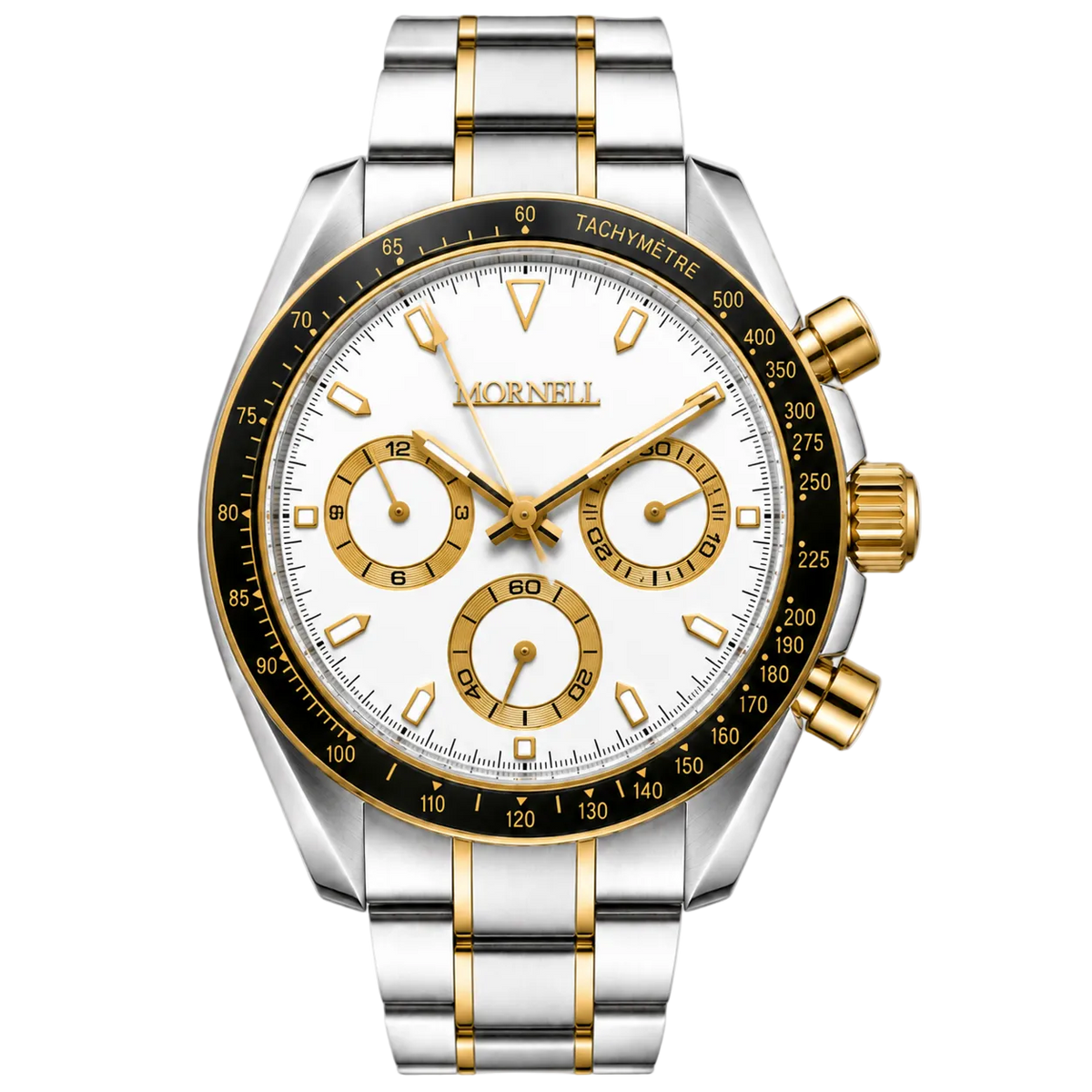 CHRONO Two Tone Steel White
