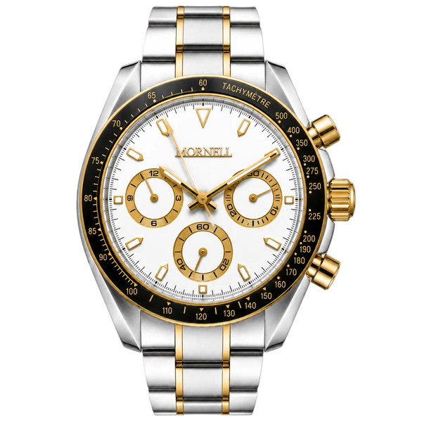 CHRONO Two Tone Steel White