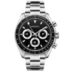 CHRONO Silver Steel Black