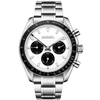 CHRONO Silver Steel Panda