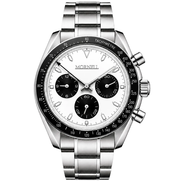 CHRONO Silver Steel Panda