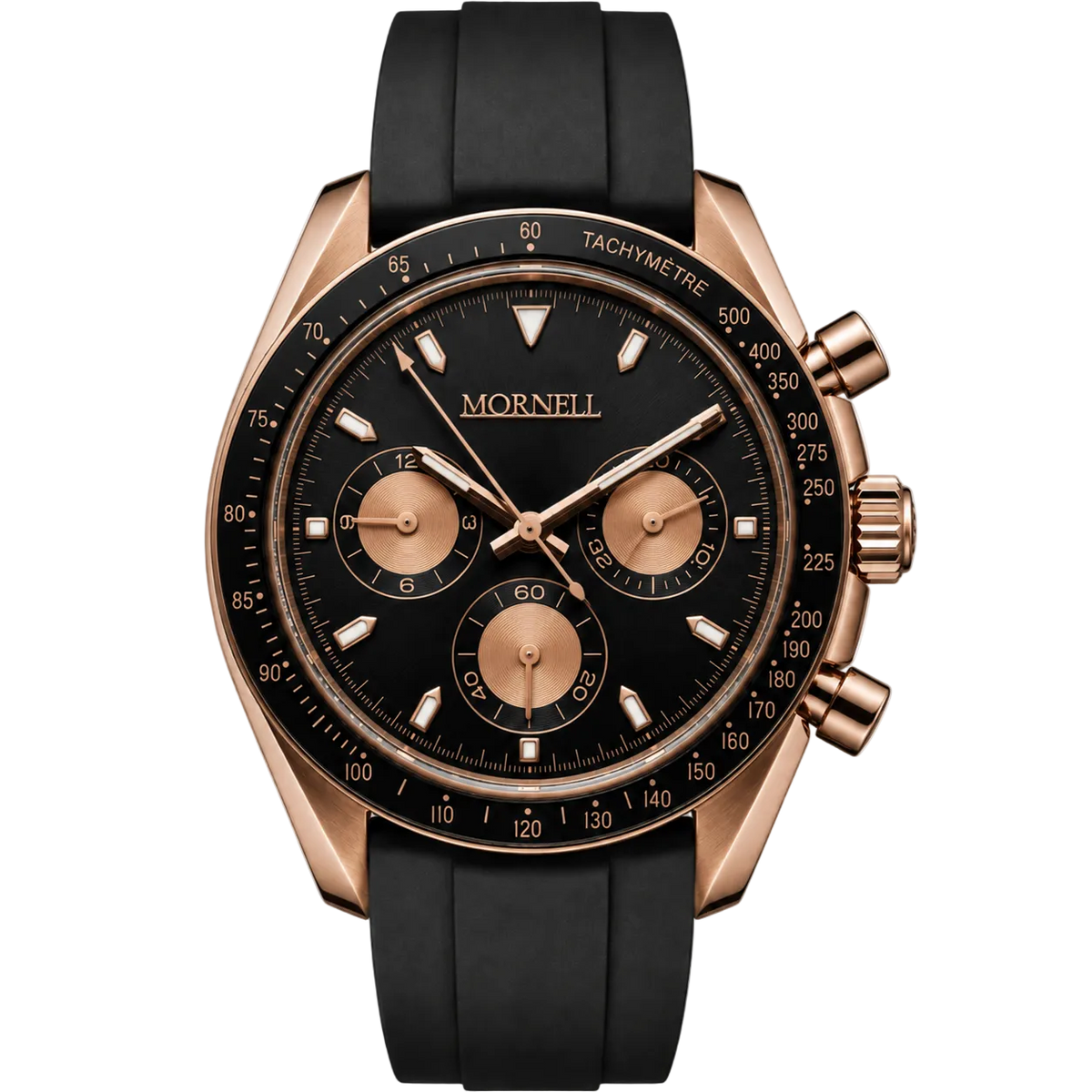 CHRONO Rose Steel Black
