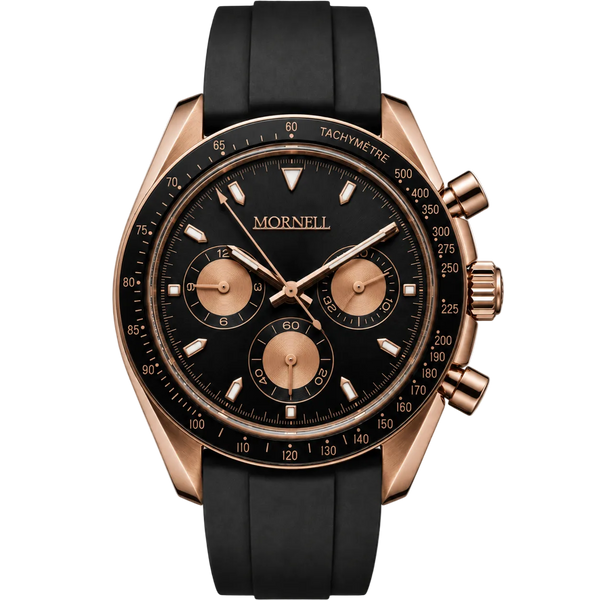 CHRONO Rose Steel Black