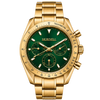 CHRONO Gold Steel Green