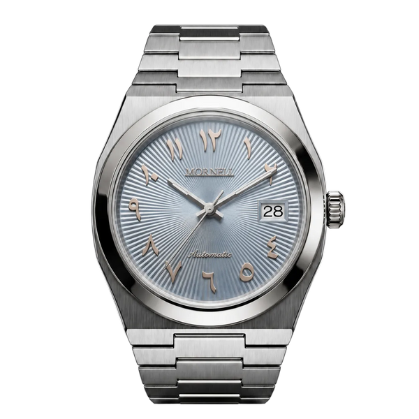 CLASSIC Silver Steel Arabic Ice