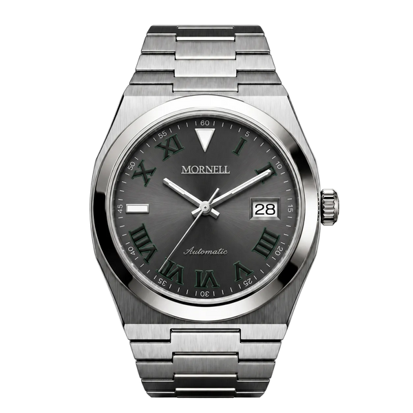 CLASSIC Silver Steel Roman Grey