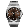 CLASSIC Silver Steel Brown Dia