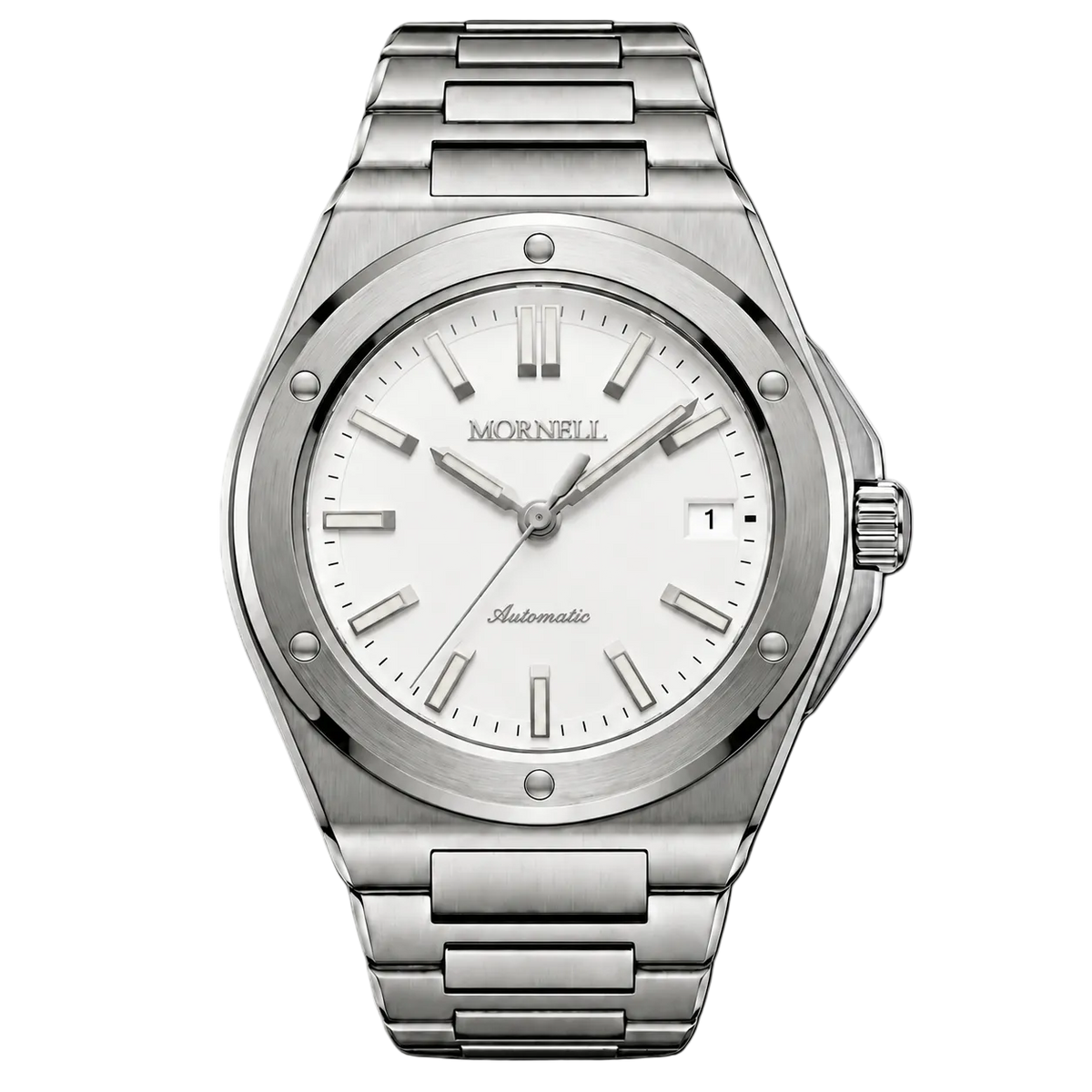CARENTIS Silver Steel White