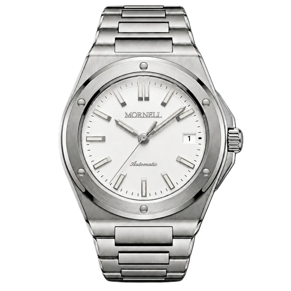 CARENTIS Silver Steel White