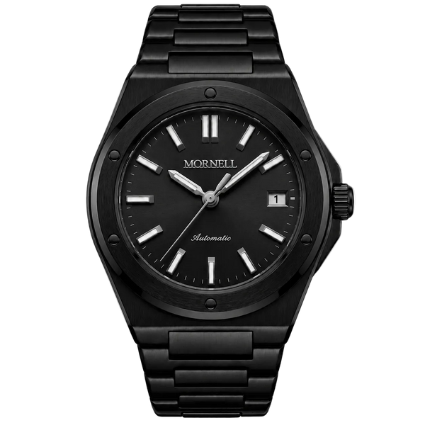 CARENTIS Silver Steel All Black