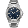 CARENTIS  Silver Steel Blue