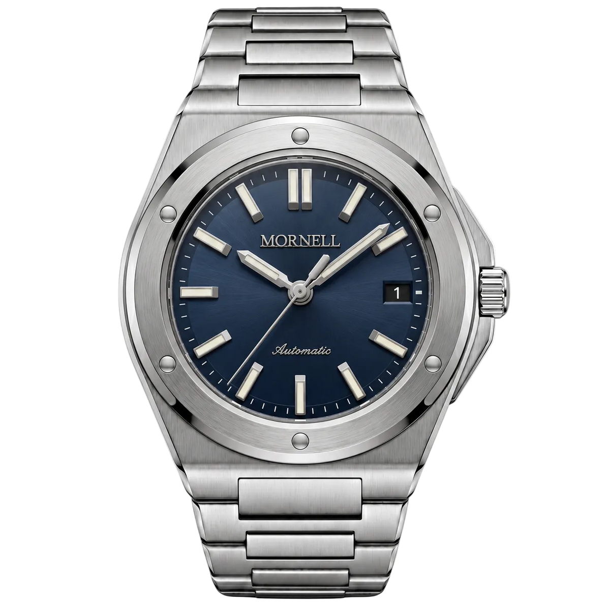 CARENTIS  Silver Steel Blue