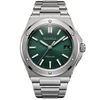 CARENTIS Silver Steel Green