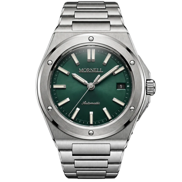 CARENTIS Silver Steel Green