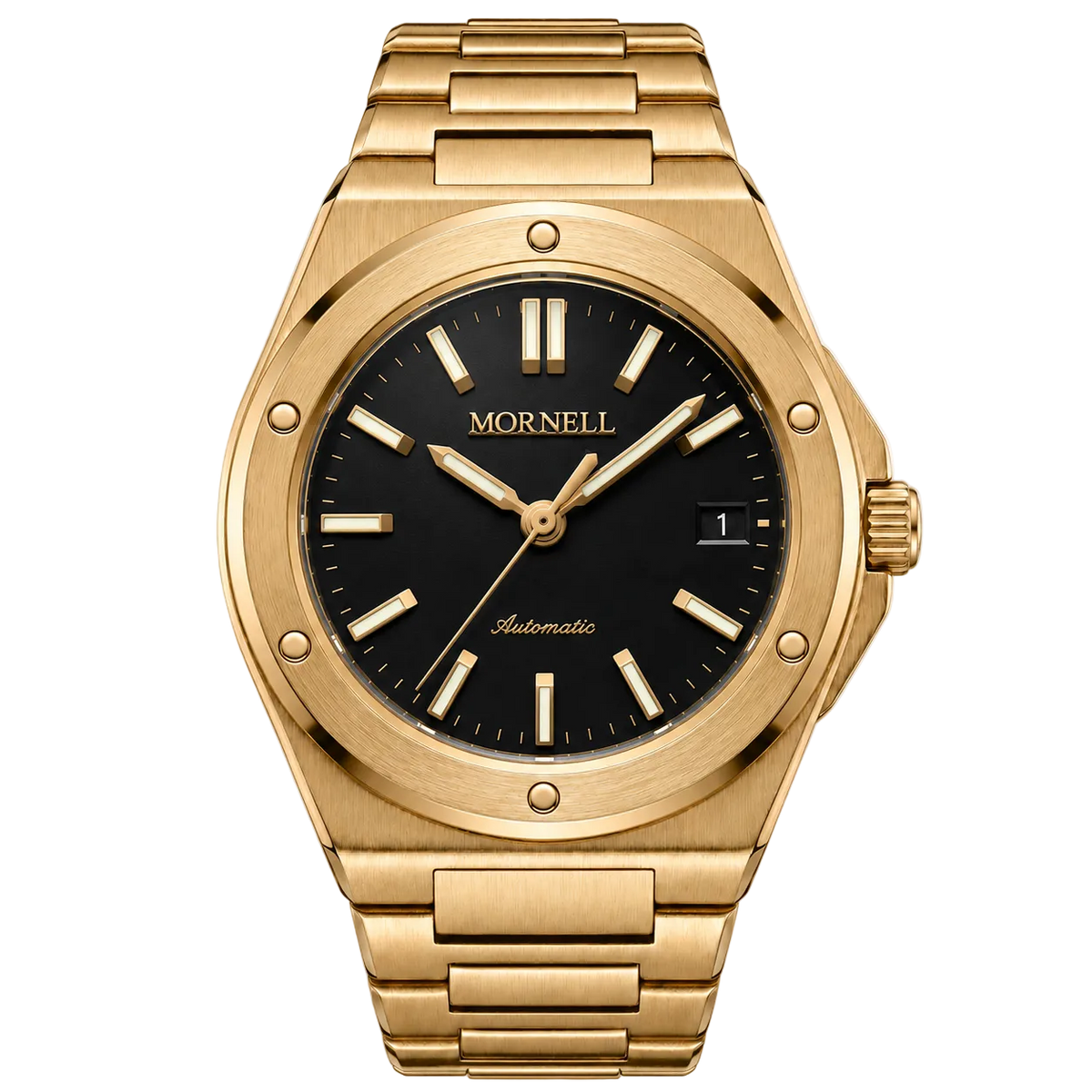 CARENTIS Gold Steel Black